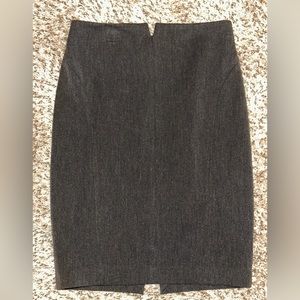 Express pencil skirt, charcoal dark grey
